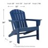 Sundown Treasure - Blue - Adirondack Chair