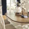 Realyn - Chipped White - Oval Dining Room Extension Table