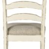 Realyn - Chipped White - Dining UPH Side Chair (Set of 2) - Ladderback