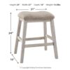 Skempton - White - Upholstered Stool (Set of 2)