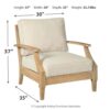 Clare View - Beige - Lounge Chair w/Cushion
