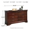 Alisdair - Reddish Brown - Dresser