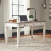 Realyn - White / Brown - Home Office Lift Top Desk
