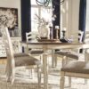 Realyn - Chipped White - Dining UPH Side Chair (Set of 2) - Ladderback