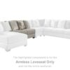 Ardsley - Pewter - Armless Loveseat