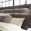 Drystan - Brown / Beige - King Panel Headboard