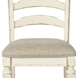 Realyn - Dining UPH Side Chair (Set of 2) - Ladderback - Chipped White