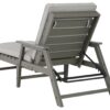 Visola - Gray - Chaise Lounge with Cushion