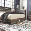 Drystan - Brown / Beige - King Panel Headboard