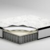Chime 12 Inch Hybrid - White - 12" Queen Mattress