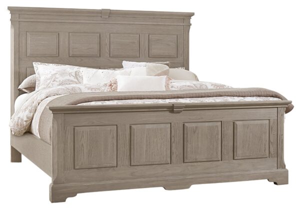 Heritage - King Mansion Bed Footboard - Graystone