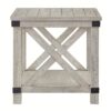 Carynhurst - Whitewash - Rectangular End Table