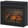 Entertainment Accessories - Black - Fireplace Insert Infrared