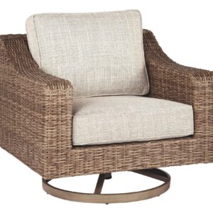 Beachcroft - Beige - Swivel Lounge Chair