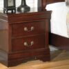 Alisdair - Reddish Brown - Two Drawer Night Stand