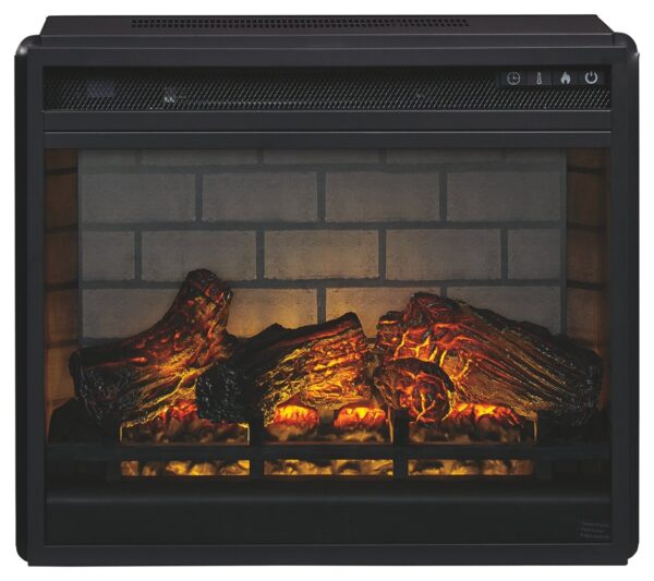 Entertainment Accessories - Black - Fireplace Insert Infrared