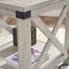 Carynhurst - Whitewash - Rectangular End Table