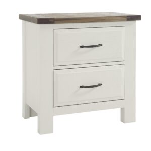 Maple Road - 2-Drawers Nightstand - Soft White