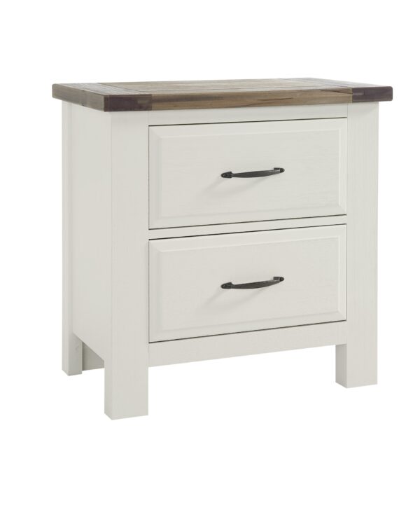 Maple Road - 2-Drawers Nightstand - Soft White