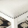 Valebeck - Beige / White - Dining UPH Side Chair (Set of 2)