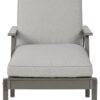 Visola - Gray - Chaise Lounge with Cushion