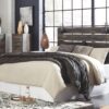 Drystan - Brown / Beige - King Panel Headboard