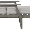 Visola - Gray - Chaise Lounge with Cushion