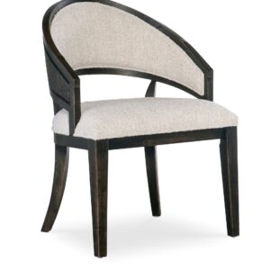 Retreat - Barrel Back Chair (Set of 2) - Black