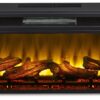 Entertainment Accessories - Black - Fireplace Insert - Rectangular