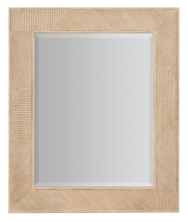 Retreat - Landscape Beveled Mirror - Beige