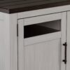 Darborn - Gray / Brown - XL TV Stand W/Fireplace Option