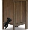 Moriville - Grayish Brown - Chair Side End Table