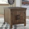 Moriville - Grayish Brown - Rectangular End Table