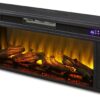 Entertainment Accessories - Black - Fireplace Insert - Rectangular