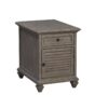 Lancaster - Chairside End Table - Dove Tail Grey