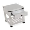 Harper Springs - Shelf End Table - Silo White
