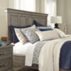 Lancaster - Queen Panel Bed Headboard - Dovetail Grey