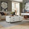 Harper Springs - Flip Top Sofa Table - Silo White