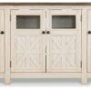 Bolanburg - White / Brown / Beige - Extra Large TV Stand