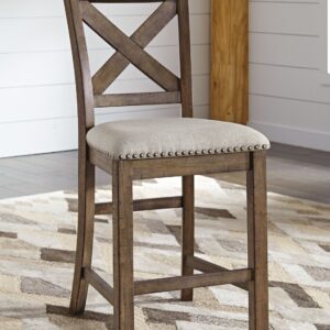 Moriville - Beige - Upholstered Barstool (Set of 2)