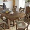 Moriville - Grayish Brown - Rectangular Dining Room Counter Extension Table