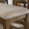 Moriville - Beige - Double UPH Bench