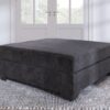 Lavernett - Charcoal - Oversized Accent Ottoman