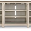 Bolanburg - White / Brown / Beige - Extra Large TV Stand