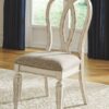 Realyn - Chipped White - Dining Uph Side Chair (Set of 2) - Ribbonback