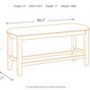 Moriville - Beige - Double Uph Bench