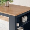 Gesthaven - Natural / Blue - Rectangular Dining Room Counter Table