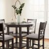 Langwest - Brown - Dining Room Counter Table Set (Set of 5)