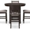 Langwest - Brown - Dining Room Counter Table Set (Set of 5)