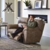 Hollins - Power Reclining Loveseat - Coffee